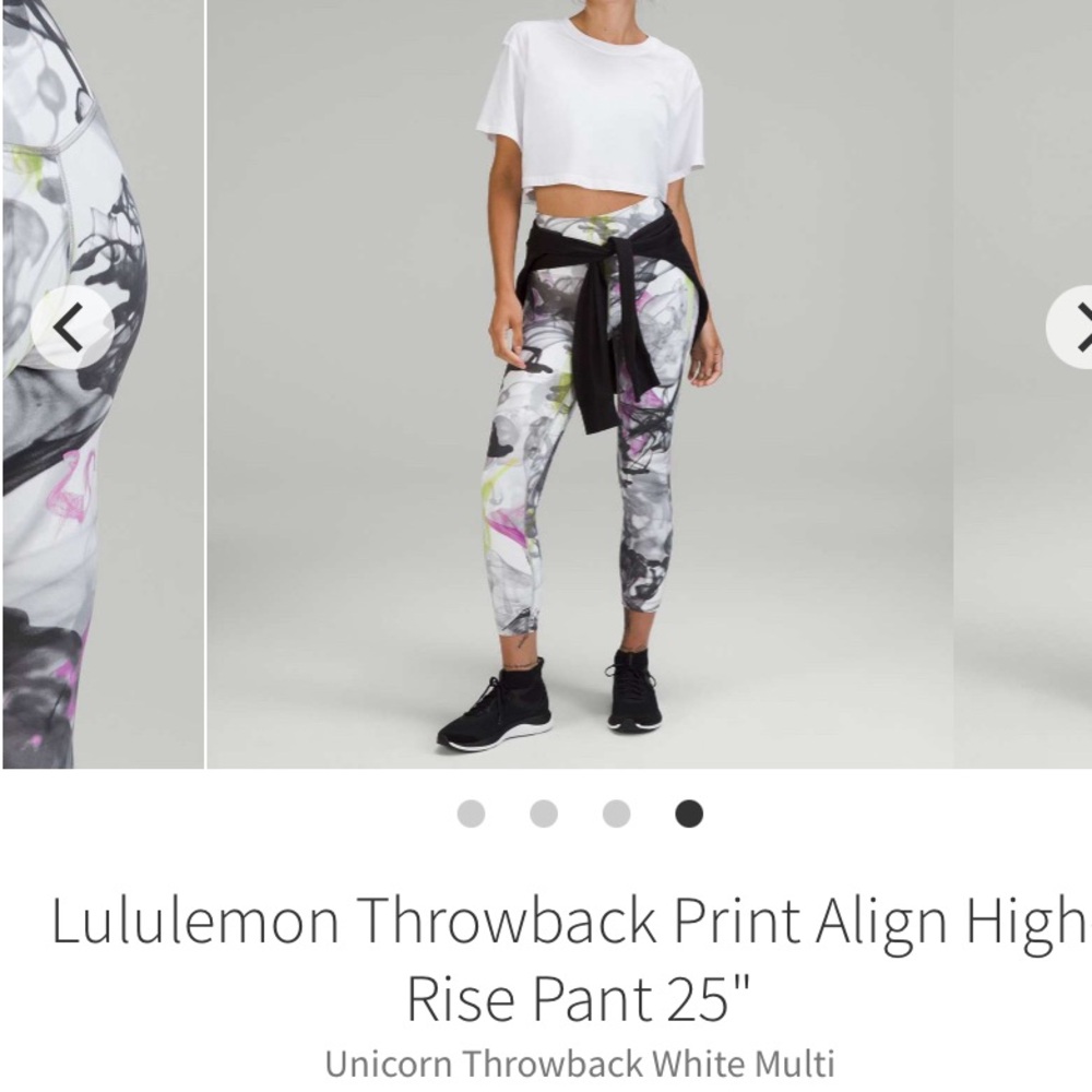 Lululemon align 25” throwback pattern legging